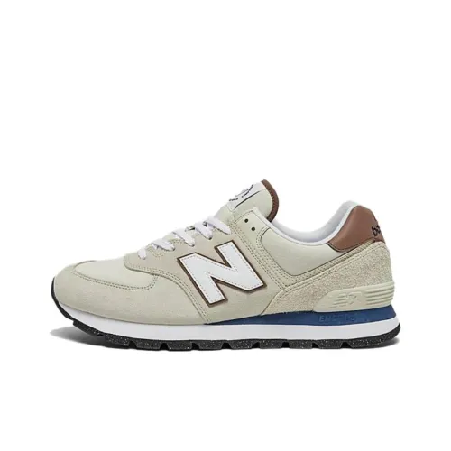 New Balance NB 574 Low Топ Беговые кроссовки Мужские Бежевые