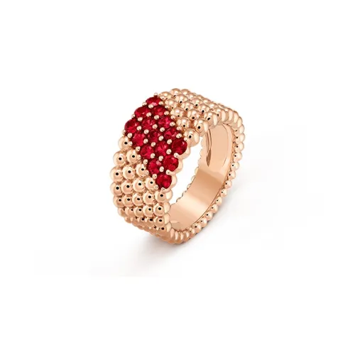 Van Cleef & Arpels Perlee Series Кольца Розово-золотой Женские