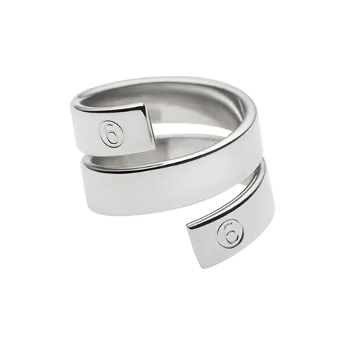 MM6 Maison Margiela Металлические кольца, серебряные, унисекс