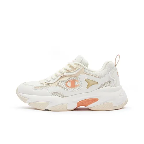 Champion Low Top Скейтборд Кроссовки Женские Молочно-белые