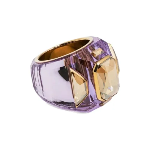 Swarovski Chroma Латунные Кольца Фиолетовые Женские