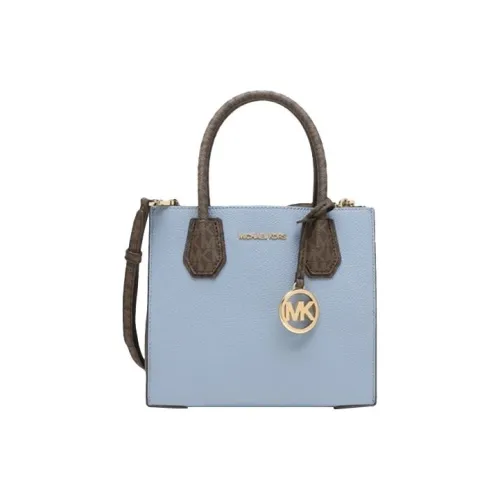 MICHAEL KORS Mercer Кожа Аккордеонная Сумка Модная Сумка на Плечо Сумка через Плечо Обычная Женская Сумка Синий