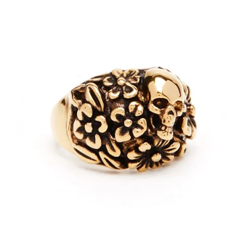 Alexander McQueen Латунные Кольца Золотые Женские