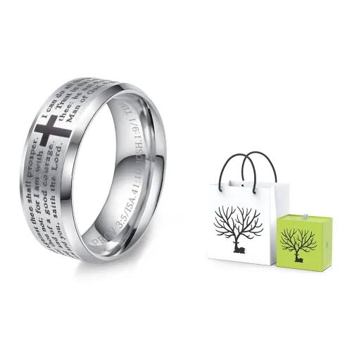 LIBALU Кольца из титанового стального сплава Мужские