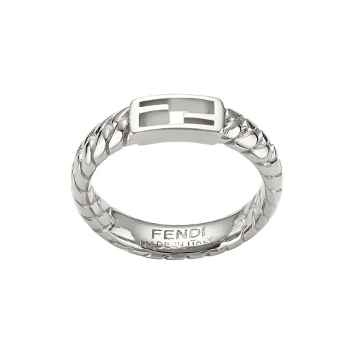 FENDI Латунные Кольца Серебряные Женские