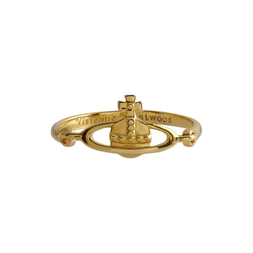 Vivienne Westwood Латунные Кольца Унисекс Золото