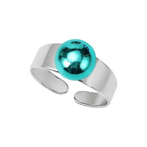 Glam Ever Сплав/Серебряное покрытие/Золотое покрытие Кольца Зеленый Унисекс