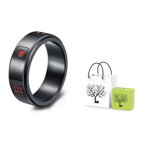 LIBALU Кольца из титанового стального сплава Мужские