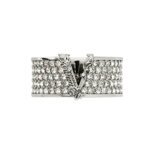 VERSACE Металлические кольца серебряные женские