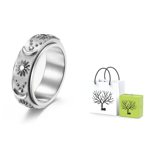 LIBALU Кольца из титанового стального сплава Мужские