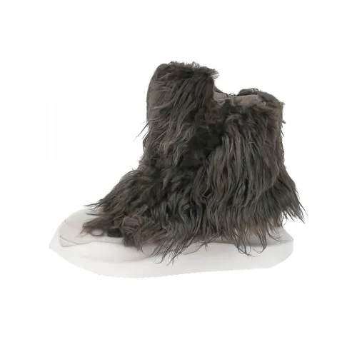 Rick Owens DRKSHDW Высокие Топы Стильные Скейтбординг Мужские Серый Зеленый