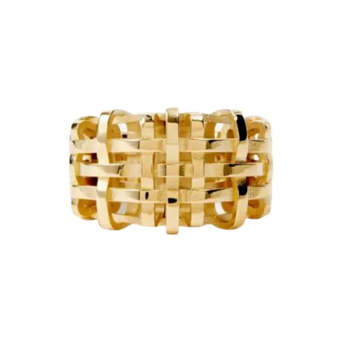 Burberry Латунные Кольца Золотые Женские