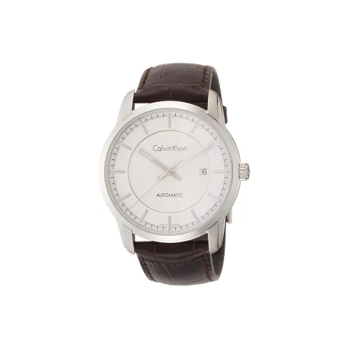 Calvin Klein Автоматические механические часы для мужчин, 42 мм, серебряный