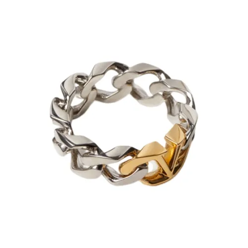 Valentino Металлические кольца, серебряный, мужской