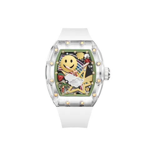 Welly Merck Автоматический механический механизм Часы Унисекс Черепный циферблат Storefront Позиционирование стиля