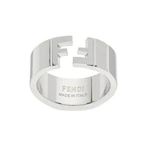 FENDI Латунные Кольца Серебряные Унисекс