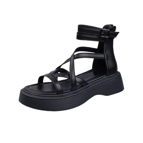 Фламинго Римские Сандалии Женские Черные