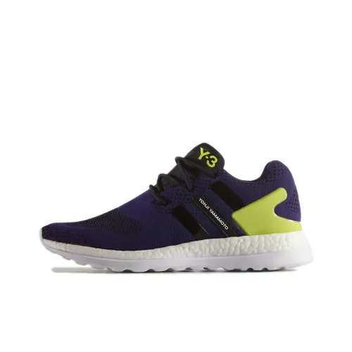 Y 3 Pure Boost ZG KNIT Устойчивый к истиранию Низкий Топ Повседневная обувь Унисекс Синий
