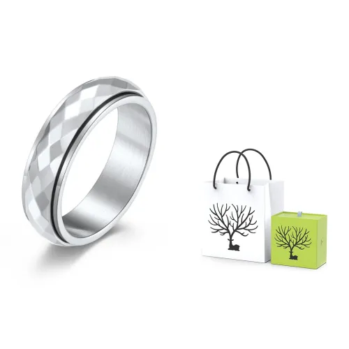 LIBALU Кольца из титанового стального сплава Мужские