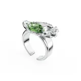 Серебряный + Зеленый бриллиант