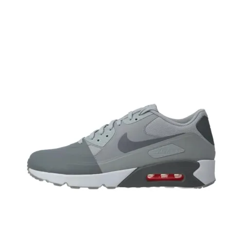 Nike Air Max 90 Low Топ Беговые кроссовки Мужской Серый