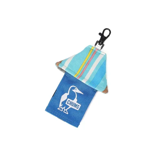 CHUMS Хлопок с Полиэстером Кошелек для Ключей Key Pouch Унисекс Синие Полосы