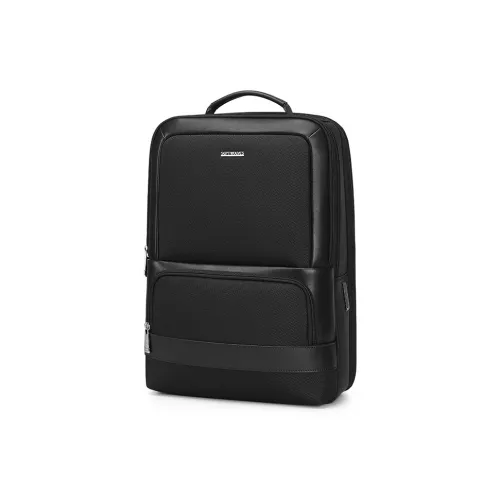 SEPTWOLVES Ткань Рюкзак Ноутбук Сумка Обычный Мужской Черный