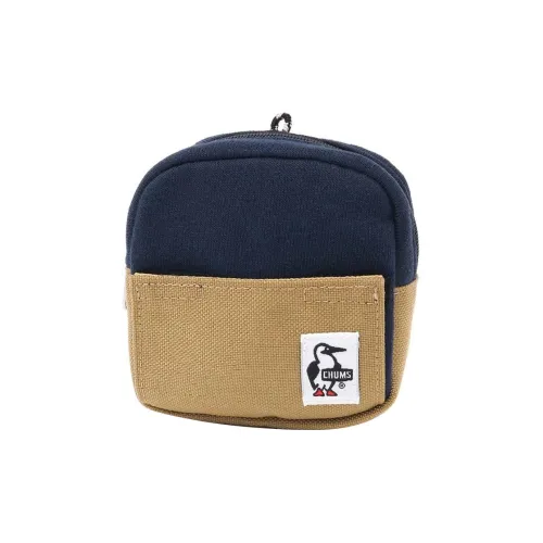 CHUMS Хлопок Хранение Сумка Чехол для телефона Унисекс Морской Синий и Бежевый