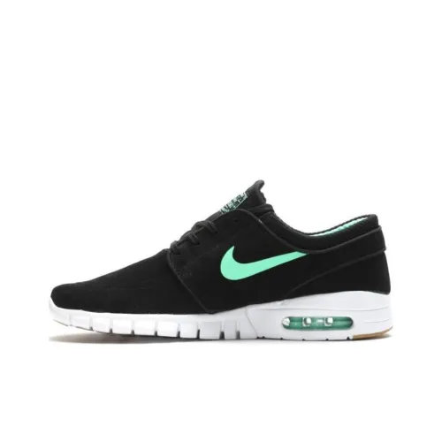 Nike SB Stefan Janoski Амортизация устойчивость к истиранию дышащий низкий топ тренировочные беговые кроссовки унисекс черный зеленый
