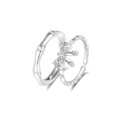 GIFU Кольца Бант Бамбук Пара Кольцо Унисекс