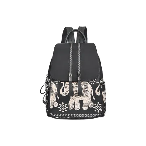 SANTA BARBARA POLO RACQUET CLUB Ткань Рюкзак Женские Черный