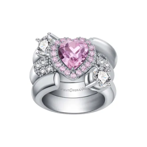 MIDNIGHT OPERA HOUSE Swarovski Элемент Кольца Белый Женские