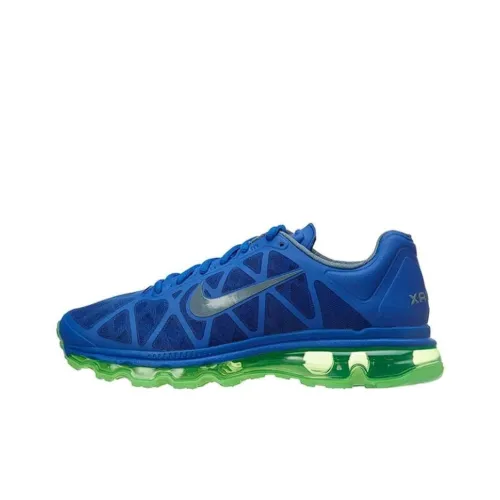 Nike Air Max 2011 Амортизация Износостойкий Низкий Топ Повседневная Обувь Унисекс Синий Зеленый