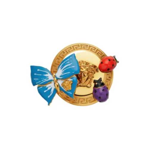 VERSACE Металлические кольца золотые женские