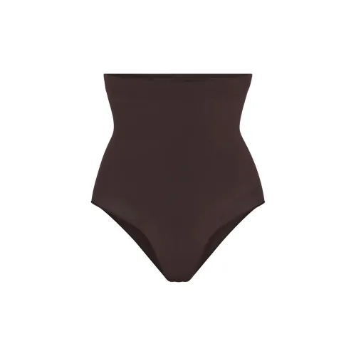 SKIMS Бесшовный Sculpt HIGH WAISTED BRIEF Нижнее белье Женское 1 упаковка Эспрессо Темно-Кофейный Цвет