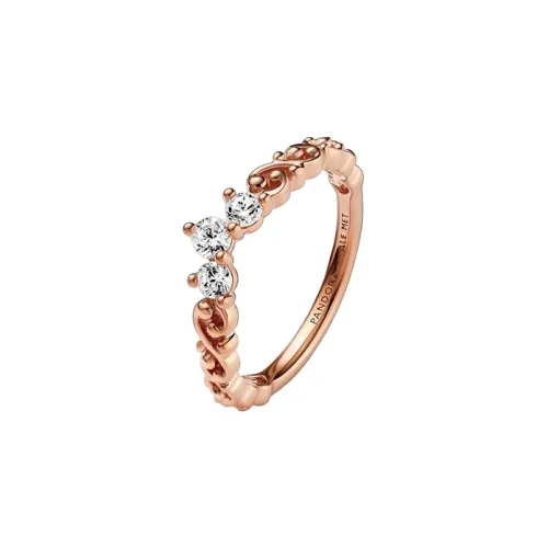 Pandora Кольца Розово-золотой Женские