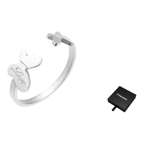 Cooraree Кольца из титановой стали для женщин