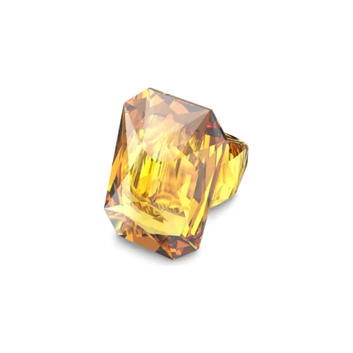 Swarovski Lucent Искусственный хрусталь Кольца Желтые Женские