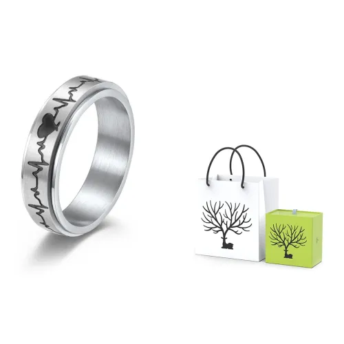 LIBALU Кольца из титановой стали унисекс