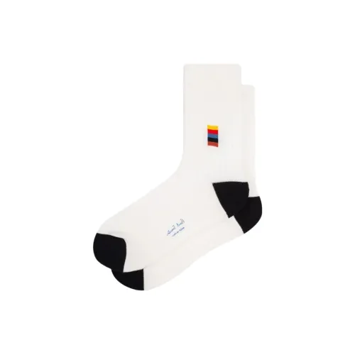 Paul Smith Белые Мужские Носки до икры MID