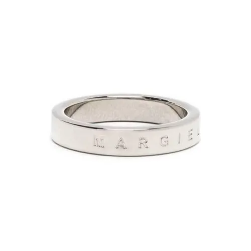 MM6 Maison Margiela Латунные Кольца Серебряные Женские