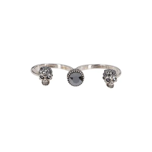 Alexander McQueen Латунные Кольца Серебряные Женские