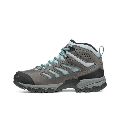 SCARPA Moraine MID Gtx Wmn Амортизация Износостойкий MID Верх Альпинистская Обувь Женская Серый Синий