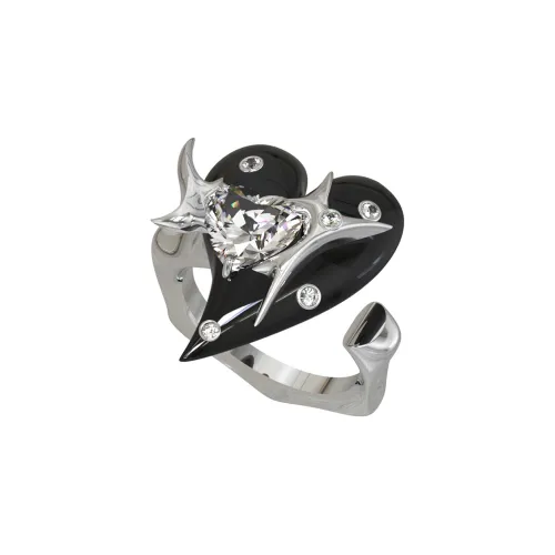 TEICE Кольца Черно-серебро Женские