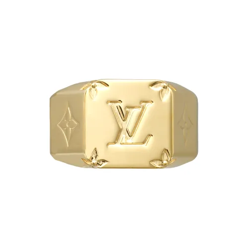 LOUIS VUITTON Монограмма Металл Кольца Мужской