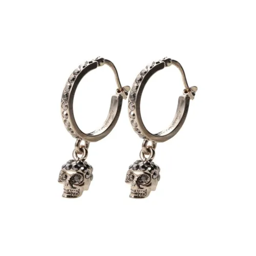 Alexander McQueen Серьги из бронзы Светло-золотые Женские