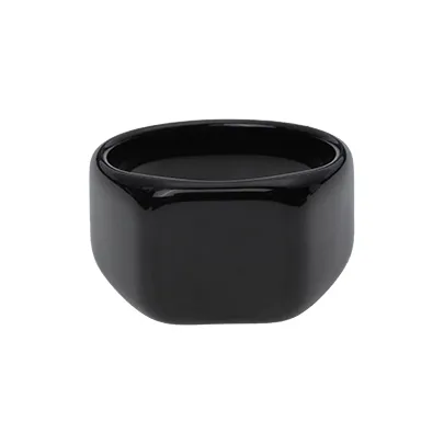 LUXTA Кольца из титанового стального сплава унисекс черный