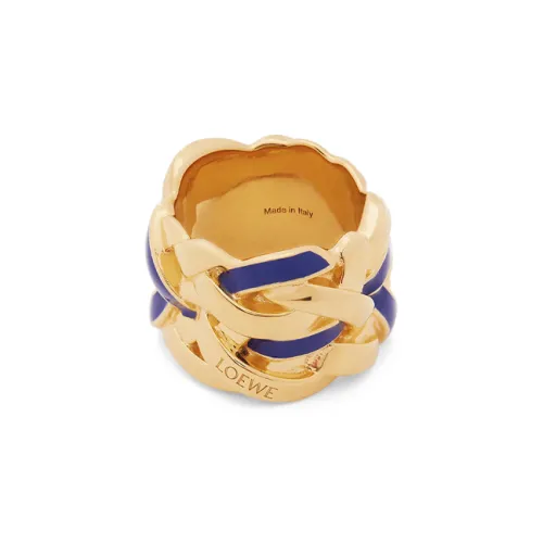 LOEWE 925 стерлинговое серебро серебро эмалевые кольца женские золото