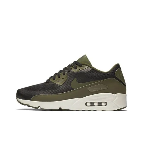 Nike Air Max 90 Low Беговые кроссовки Unisex Черные Зеленые