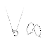 Мобиус Ожерелье + Пара Кольца (Набор)